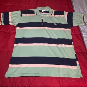 Lacoste Mens 3XL Pique Logo Polo Shirt Blue Green Pink Preppy Crocodile